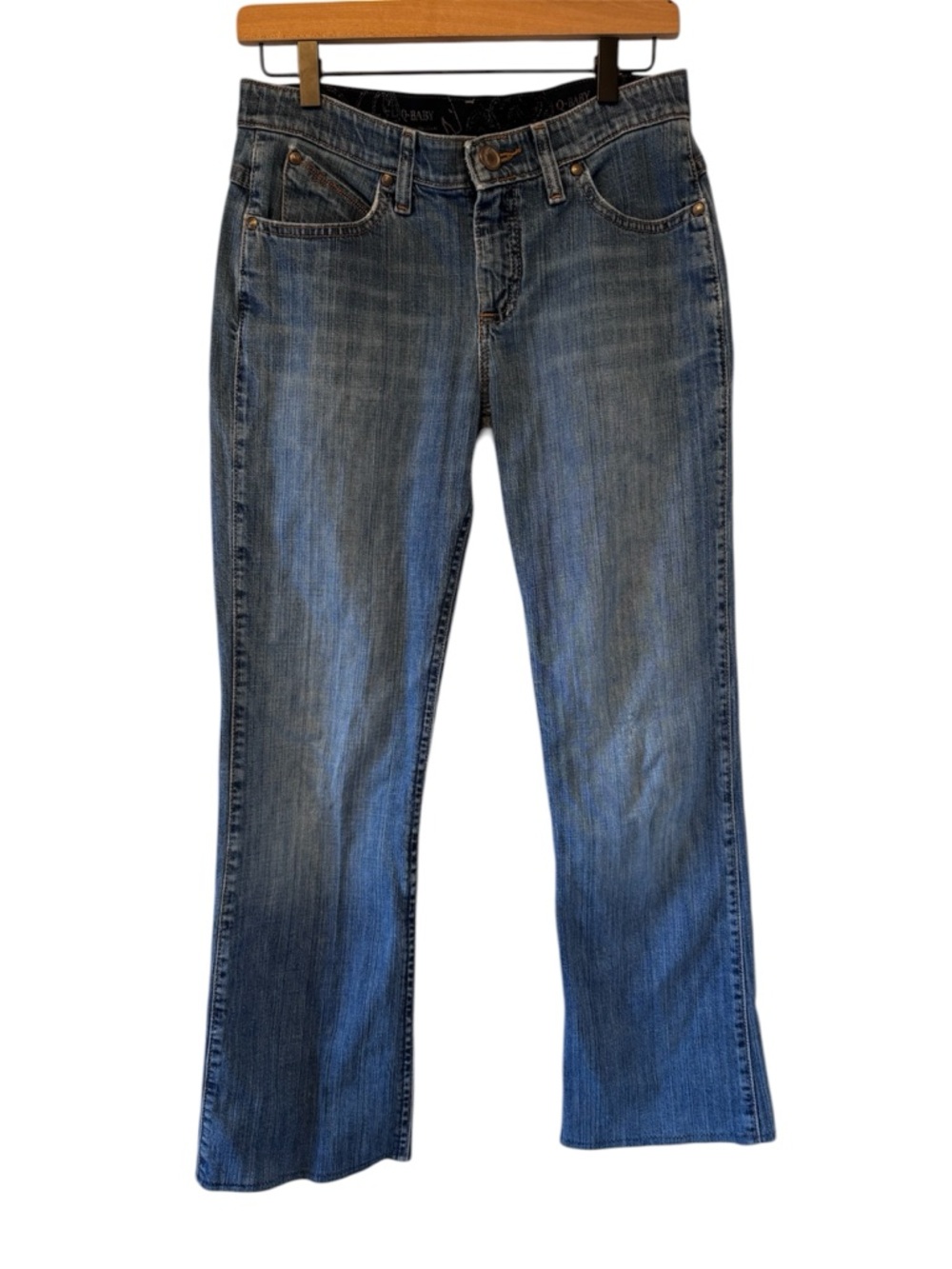 Wrangler Women's Q Baby No Gap Waistband Boot Cut Jeans - 5/6